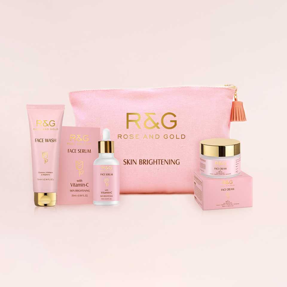 Face Brightening Kit - Face Serum, Face Cream, Face Wash